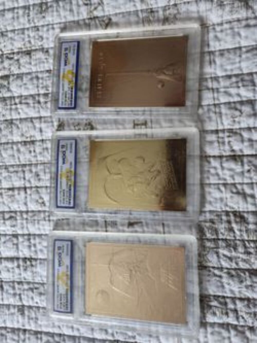 Star Wars 23KT Gold Card Set WCG 10 Gem Mint Trilogy Episodes 4 5 6